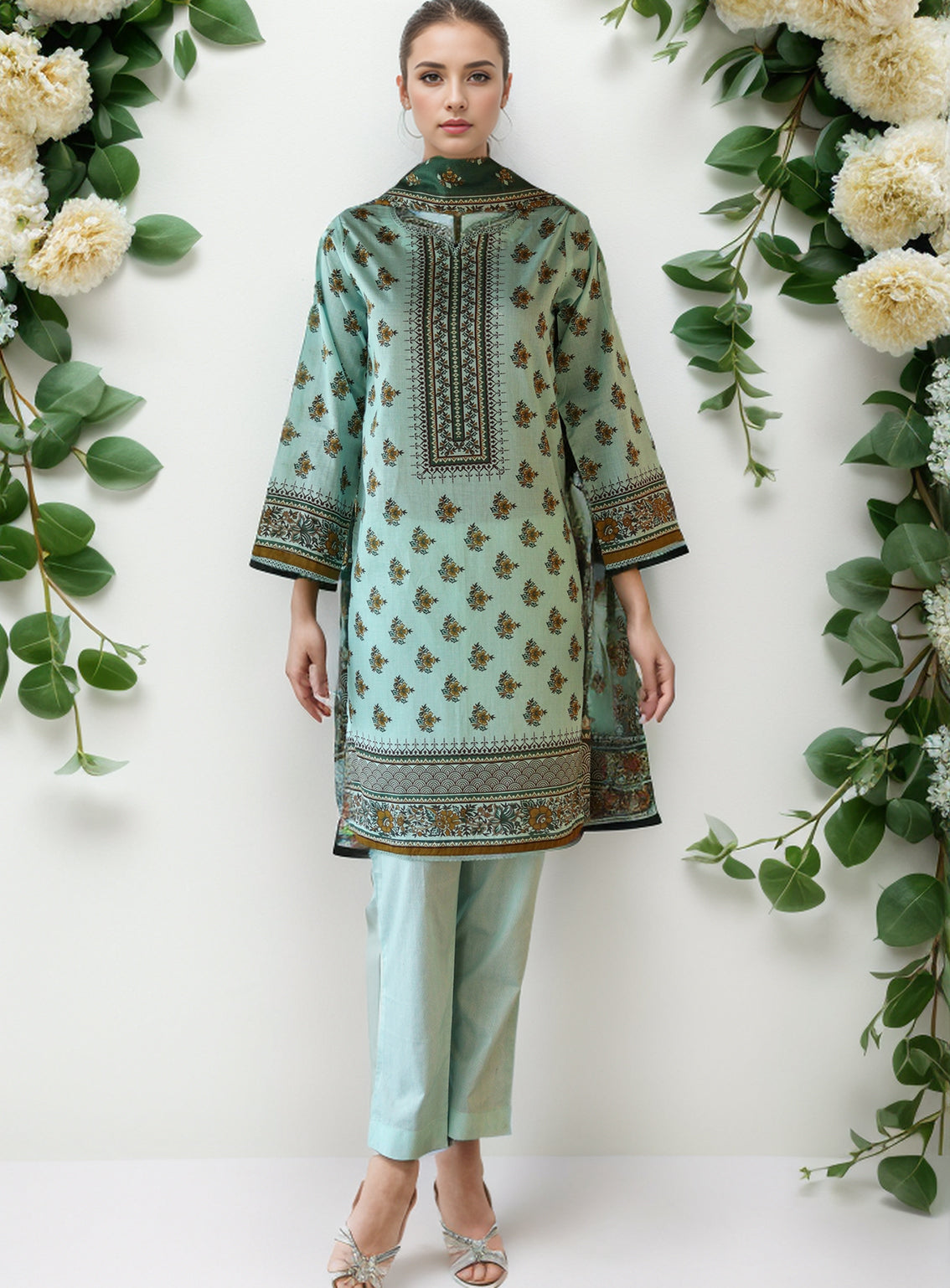 Royal Fashion Digital Printed Lawn 3 Piece Stitched Suit RF24DPL D-08 Royal Fashion Digital Printed Lawn 3 Piece Stitched Suit RF24DPL D-08