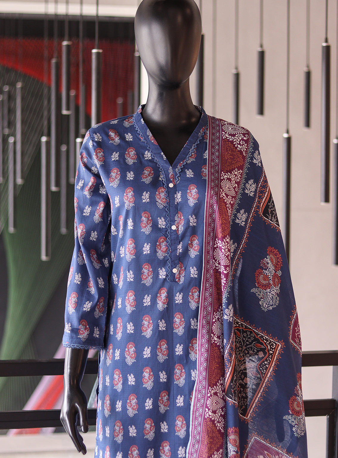 Royal Fashion Digital Printed Lawn 3 Piece Stitched Suit RF24PL SNSC-04 Royal Fashion Digital Printed Lawn 3 Piece Stitched Suit RF24PL SNSC-04