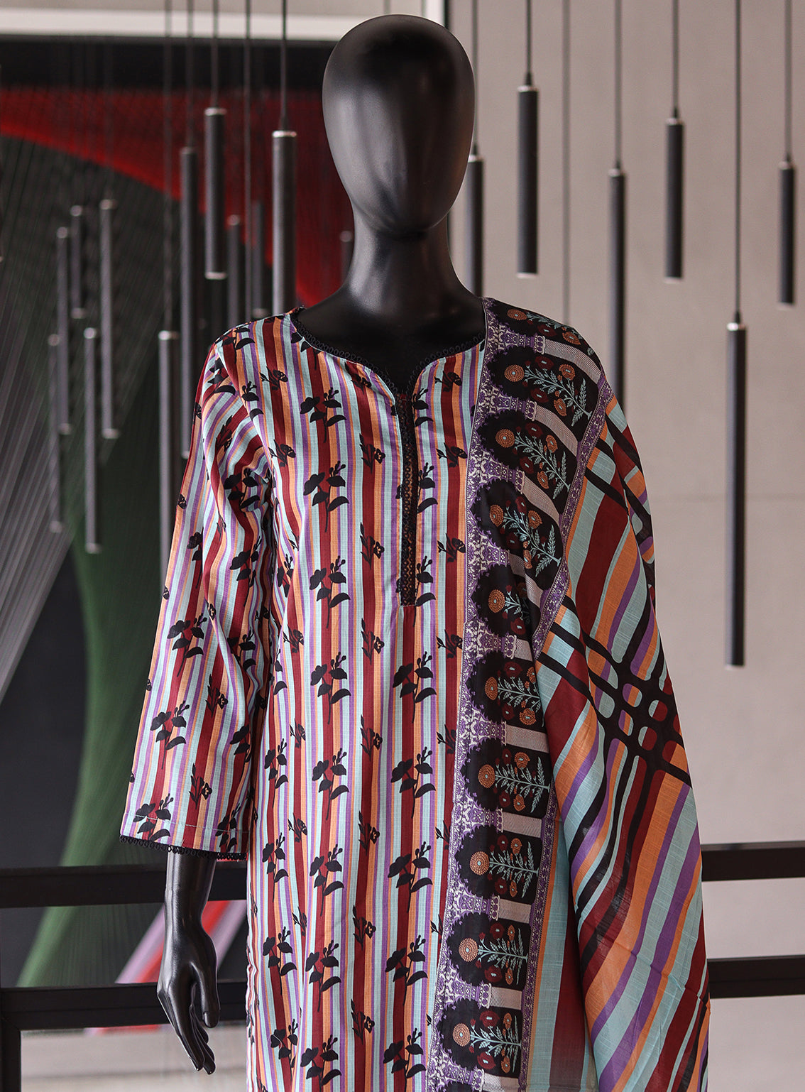 Royal Fashion Digital Printed Lawn 3 Piece Stitched Suit RF24PL SNSC-05 Royal Fashion Digital Printed Lawn 3 Piece Stitched Suit RF24PL SNSC-05