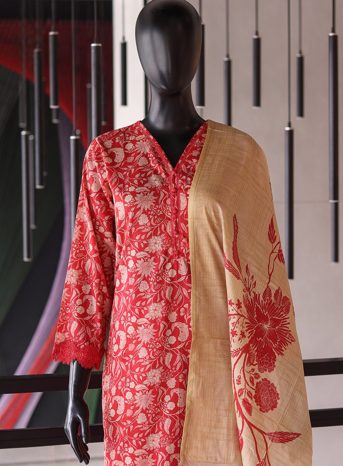 Royal Fashion Digital Printed Lawn 3 Piece Stitched Suit RF24PL SNSC-08 Royal Fashion Digital Printed Lawn 3 Piece Stitched Suit RF24PL SNSC-08