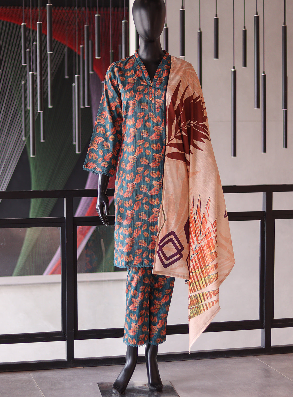 Royal Fashion Digital Printed Lawn 3 Piece Stitched Suit RF24PL SNSC-09 Royal Fashion Digital Printed Lawn 3 Piece Stitched Suit RF24PL SNSC-09
