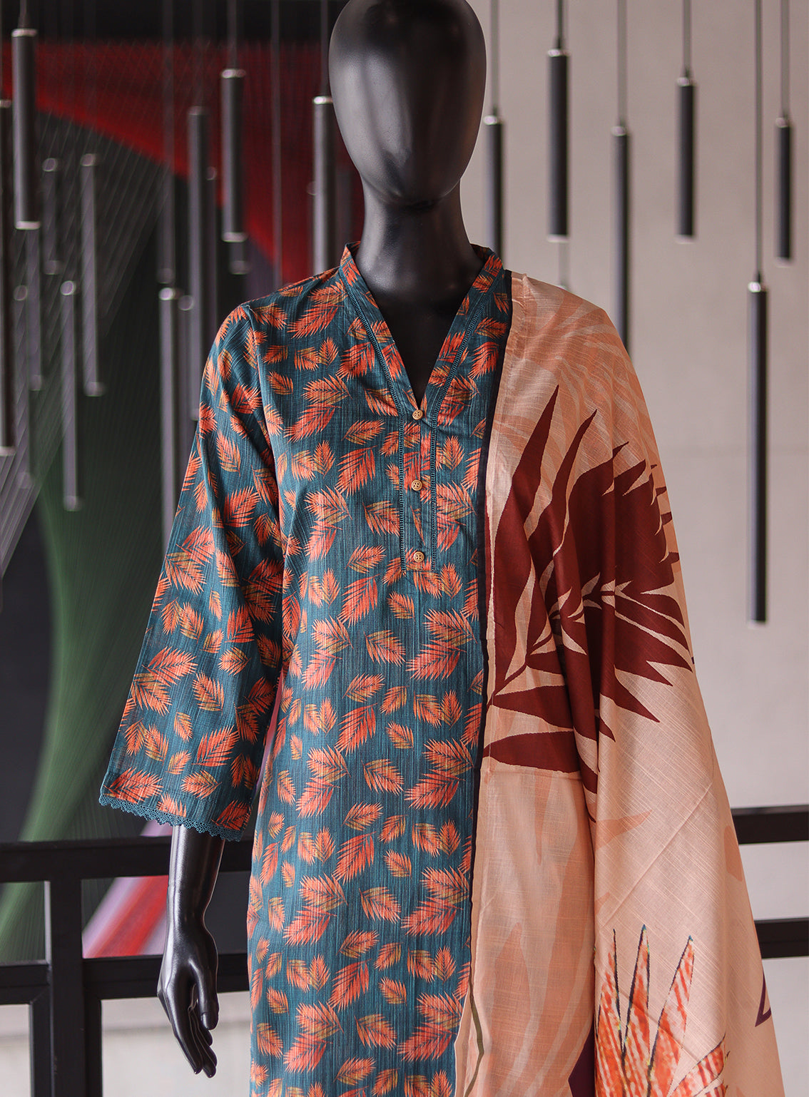 Royal Fashion Digital Printed Lawn 3 Piece Stitched Suit RF24PL SNSC-09 Royal Fashion Digital Printed Lawn 3 Piece Stitched Suit RF24PL SNSC-09