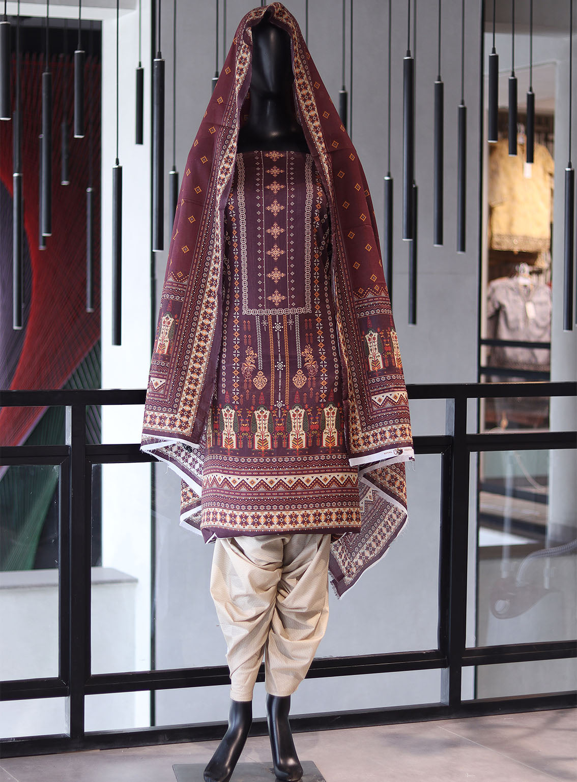 Royal Fashion Digital Printed Lawn 3 Piece Unstitched Suit RF24PL D-20 Royal Fashion Digital Printed Lawn 3 Piece Unstitched Suit RF24PL D-20