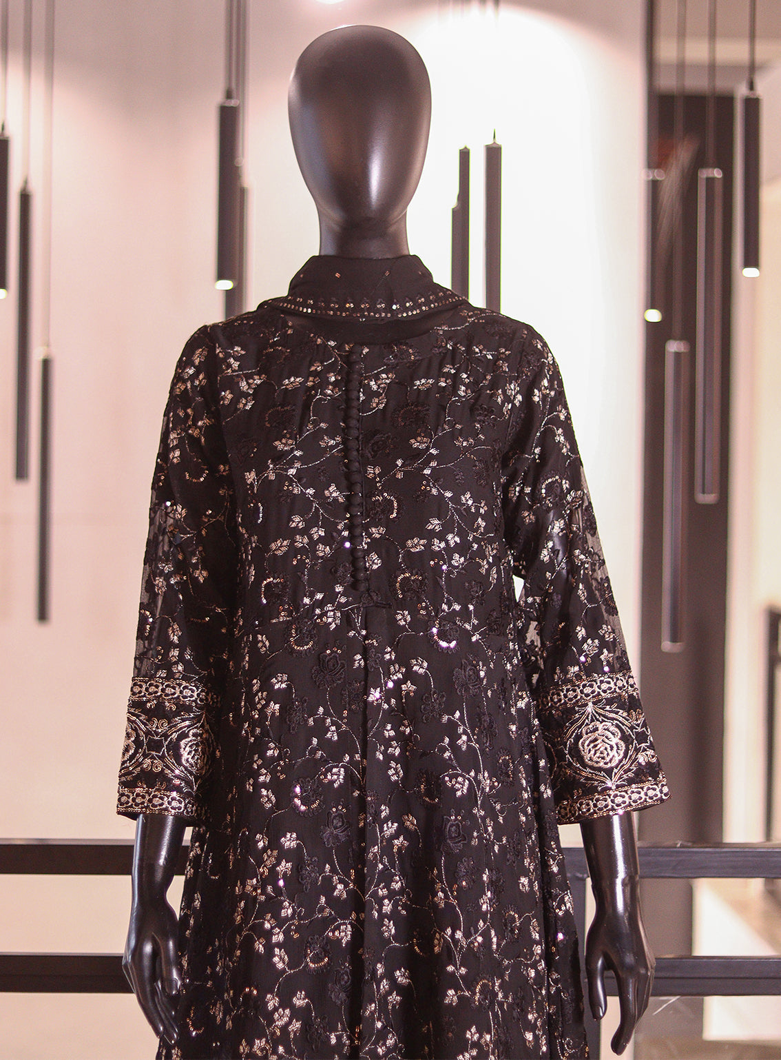 Royal Fashion Embroidered Chiffon 3 Piece Stitched Suit RF26EP D-SG-01-BK Royal Fashion Embroidered Chiffon 3 Piece Stitched Suit RF26EP D-SG-01-BK