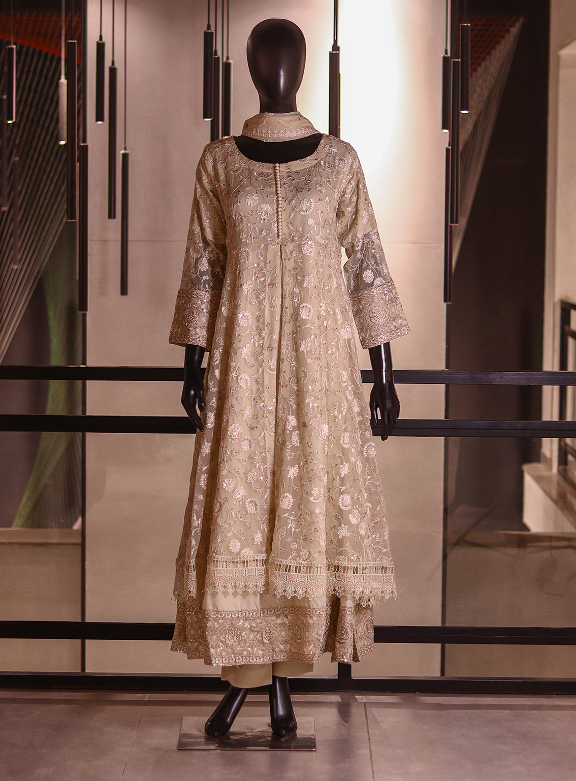 Royal Fashion Embroidered Chiffon 3 Piece Stitched Suit RF26EP D-SG-01-FN Royal Fashion Embroidered Chiffon 3 Piece Stitched Suit RF26EP D-SG-01-FN