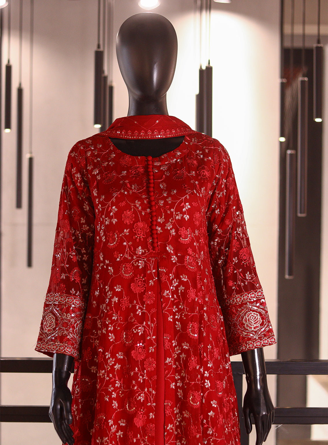 Royal Fashion Embroidered Chiffon 3 Piece Stitched Suit RF26EP D-SG-01-SPK Royal Fashion Embroidered Chiffon 3 Piece Stitched Suit RF26EP D-SG-01-SPK