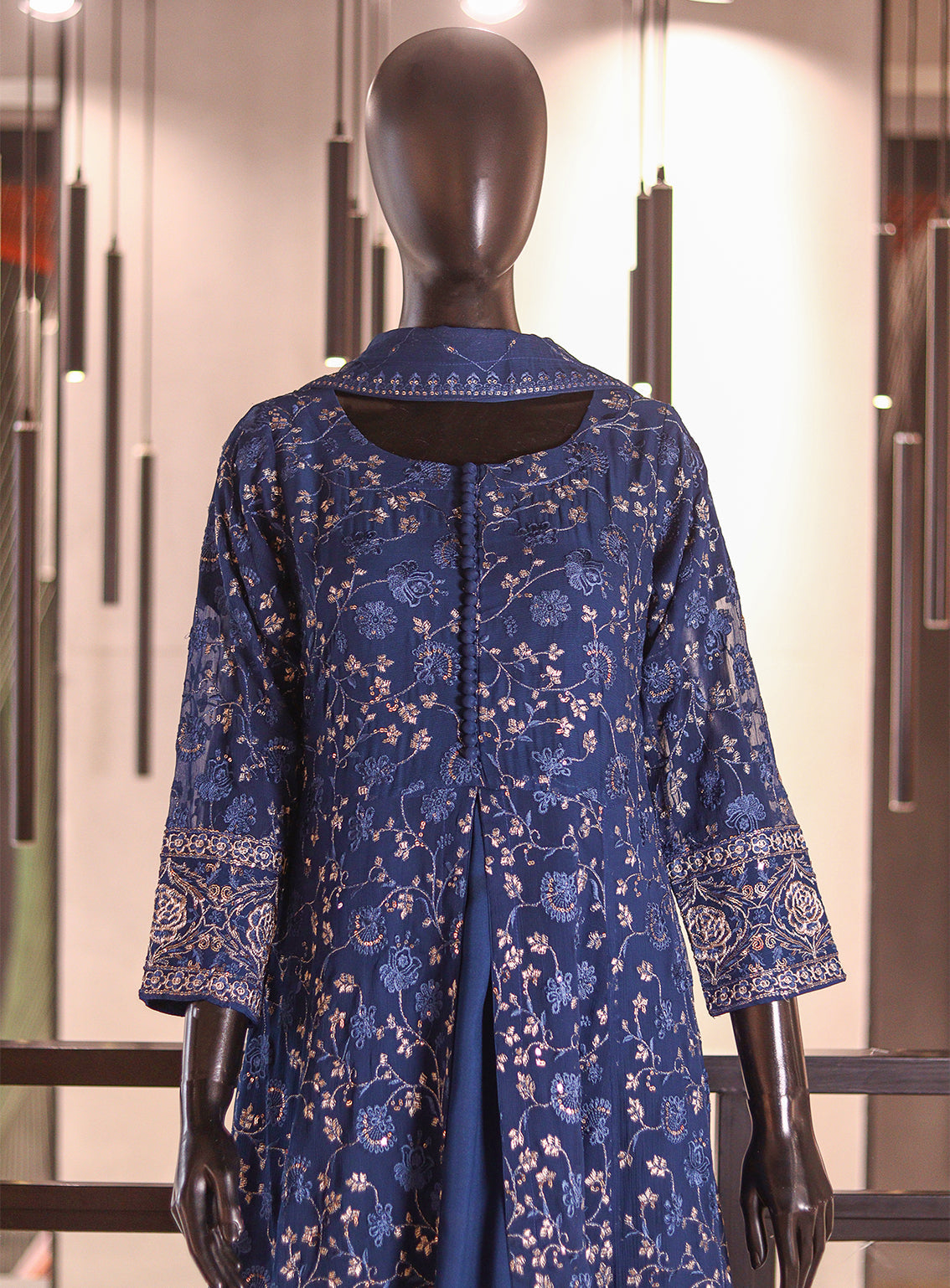 Royal Fashion Embroidered Chiffon 3 Piece Stitched Suit RF26EP D-SG-01-TBL Royal Fashion Embroidered Chiffon 3 Piece Stitched Suit RF26EP D-SG-01-TBL