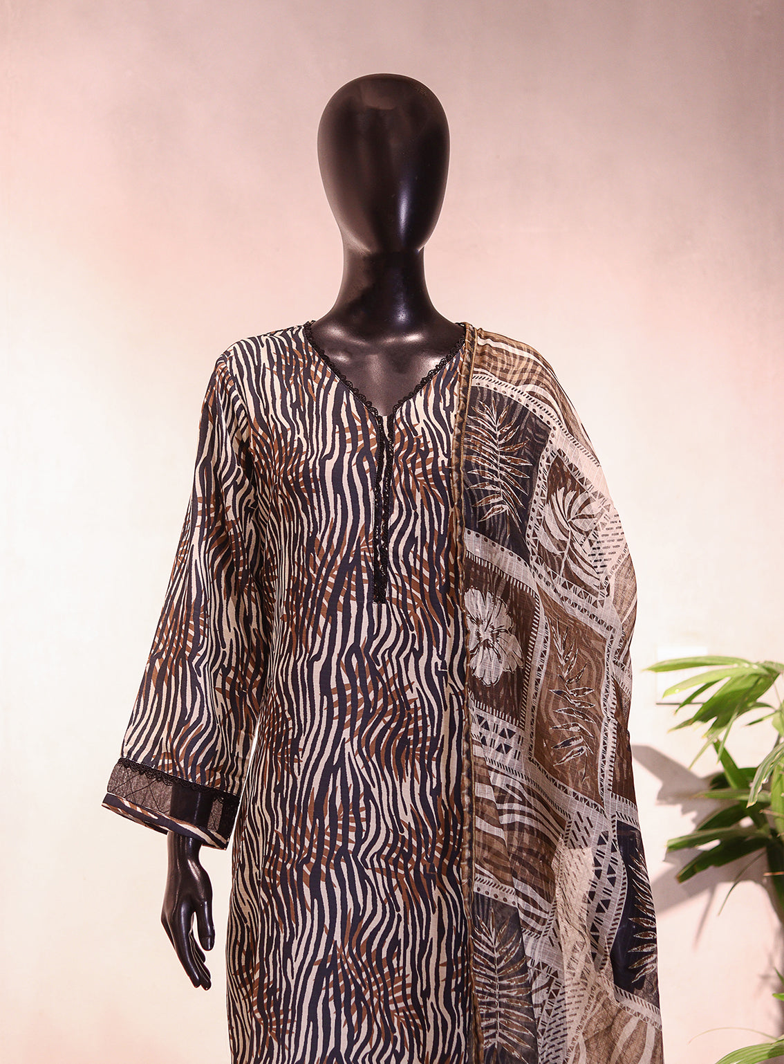 Royal Fashion Embroidered Lawn 3 Piece Stitched Suit RF26EP D-SNSC-B245 CBK Royal Fashion Embroidered Lawn 3 Piece Stitched Suit RF26EP D-SNSC-B245 CBK