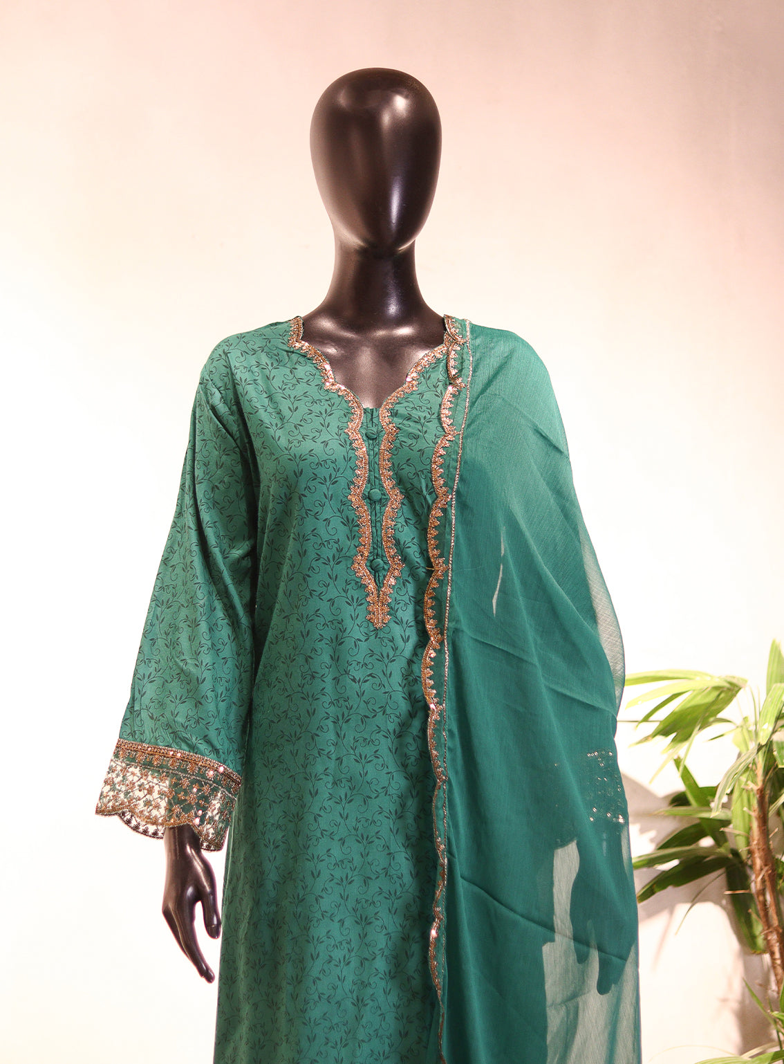 Royal Fashion Embroidered Linen 3 Piece Stitched Suit RF26EP D-SNSC-365 SGN Royal Fashion Embroidered Linen 3 Piece Stitched Suit RF26EP D-SNSC-365 SGN