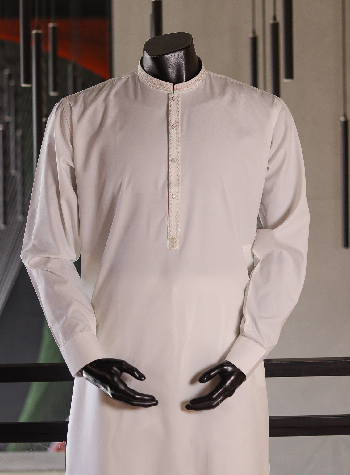 Royal Fashion Embroidered Wash & Wear Kurta Pajama For Men RF25BCN ANMOL-OW Royal Fashion Embroidered Wash & Wear Kurta Pajama For Men RF25BCN ANMOL-OW