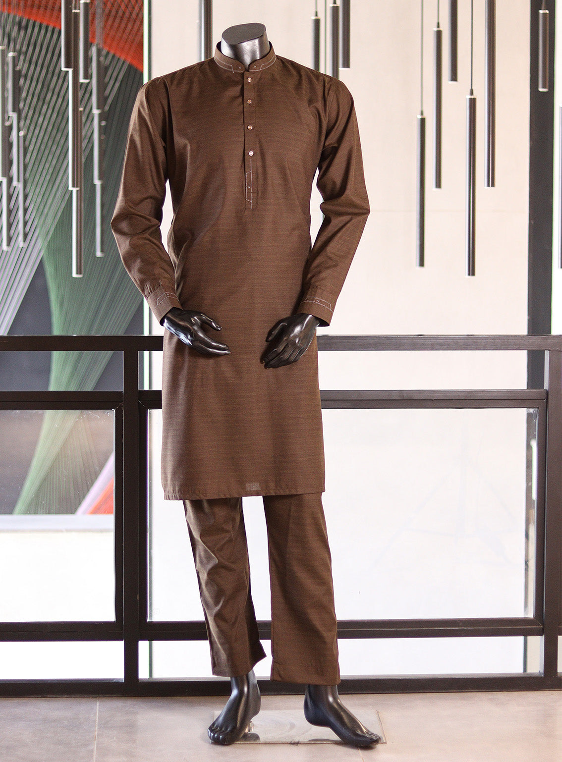 Royal Fashion Embroidered Wash & Wear Kurta Pajama For Men RF25BCN CLIC-BR Royal Fashion Embroidered Wash & Wear Kurta Pajama For Men RF25BCN CLIC-BR