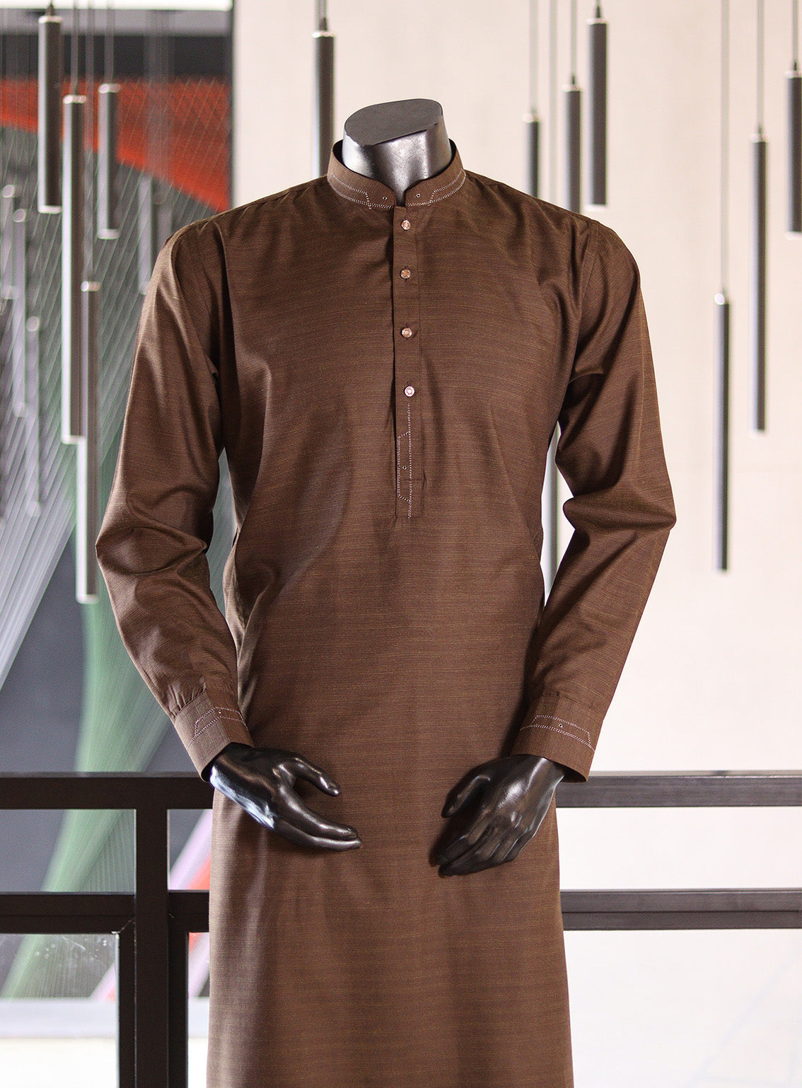 Royal Fashion Embroidered Wash & Wear Kurta Pajama For Men RF25BCN CLIC-BR Royal Fashion Embroidered Wash & Wear Kurta Pajama For Men RF25BCN CLIC-BR