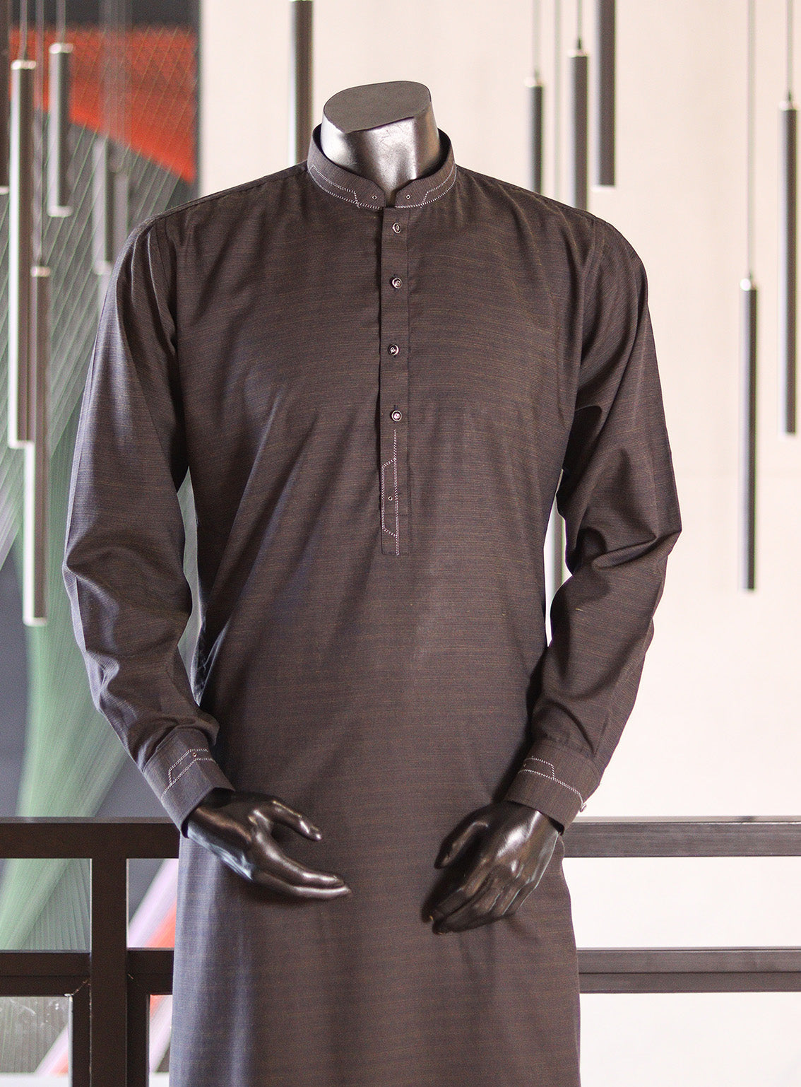 Royal Fashion Embroidered Wash & Wear Kurta Pajama For Men RF25BCN CLIC-DB Royal Fashion Embroidered Wash & Wear Kurta Pajama For Men RF25BCN CLIC-DB