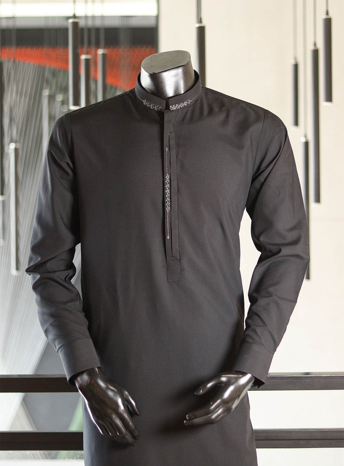 Royal Fashion Embroidered Wash & Wear Kurta Pajama For Men RF25SS ALPHA-BL Royal Fashion Embroidered Wash & Wear Kurta Pajama For Men RF25SS ALPHA-BL