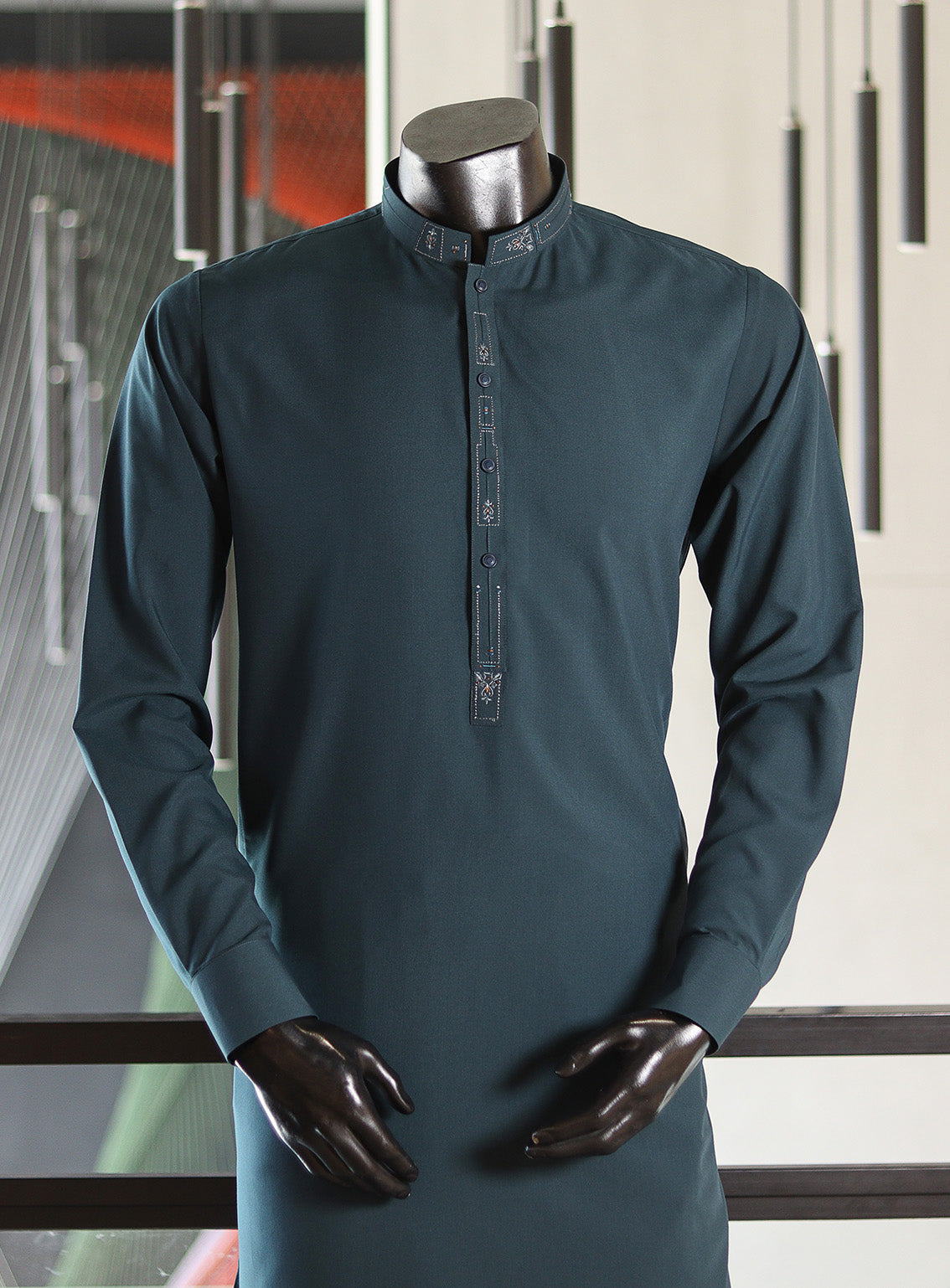 Royal Fashion Embroidered Wash & Wear Kurta Pajama For Men RF25SS OHAD-TL Royal Fashion Embroidered Wash & Wear Kurta Pajama For Men RF25SS OHAD-TL