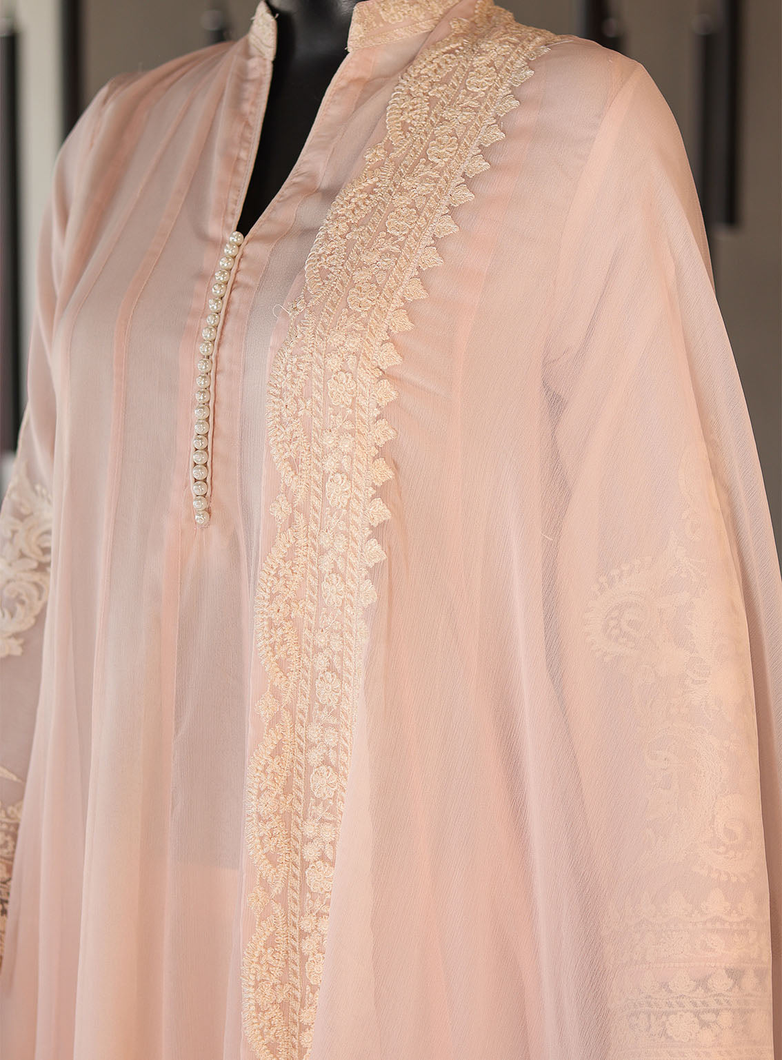 Royal Fashion Fancy Embroidered Chiffon 3 Piece Stitched Suit RF24FEC BYPK D-SS21 Royal Fashion Fancy Embroidered Chiffon 3 Piece Stitched Suit RF24FEC BYPK D-SS21