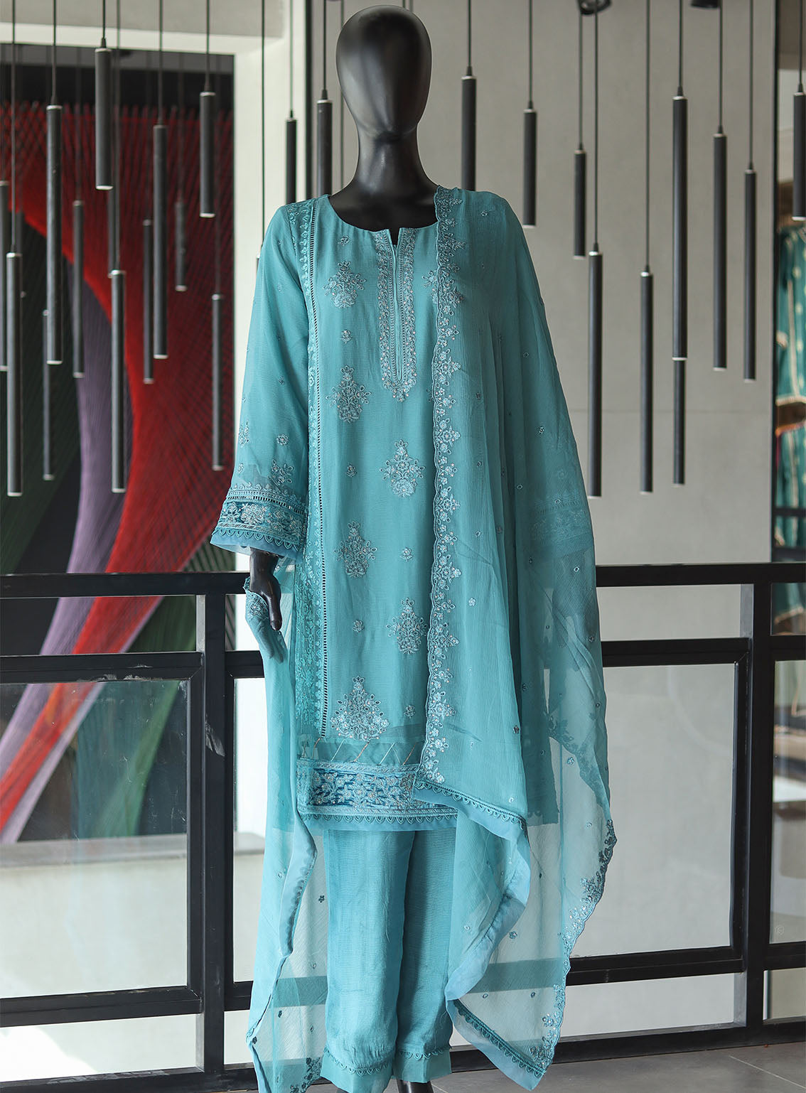 Royal Fashion Fancy Embroidered Chiffon 3 Piece Stitched Suit RF24FEC FRZ D-SS19 Royal Fashion Fancy Embroidered Chiffon 3 Piece Stitched Suit RF24FEC FRZ D-SS19