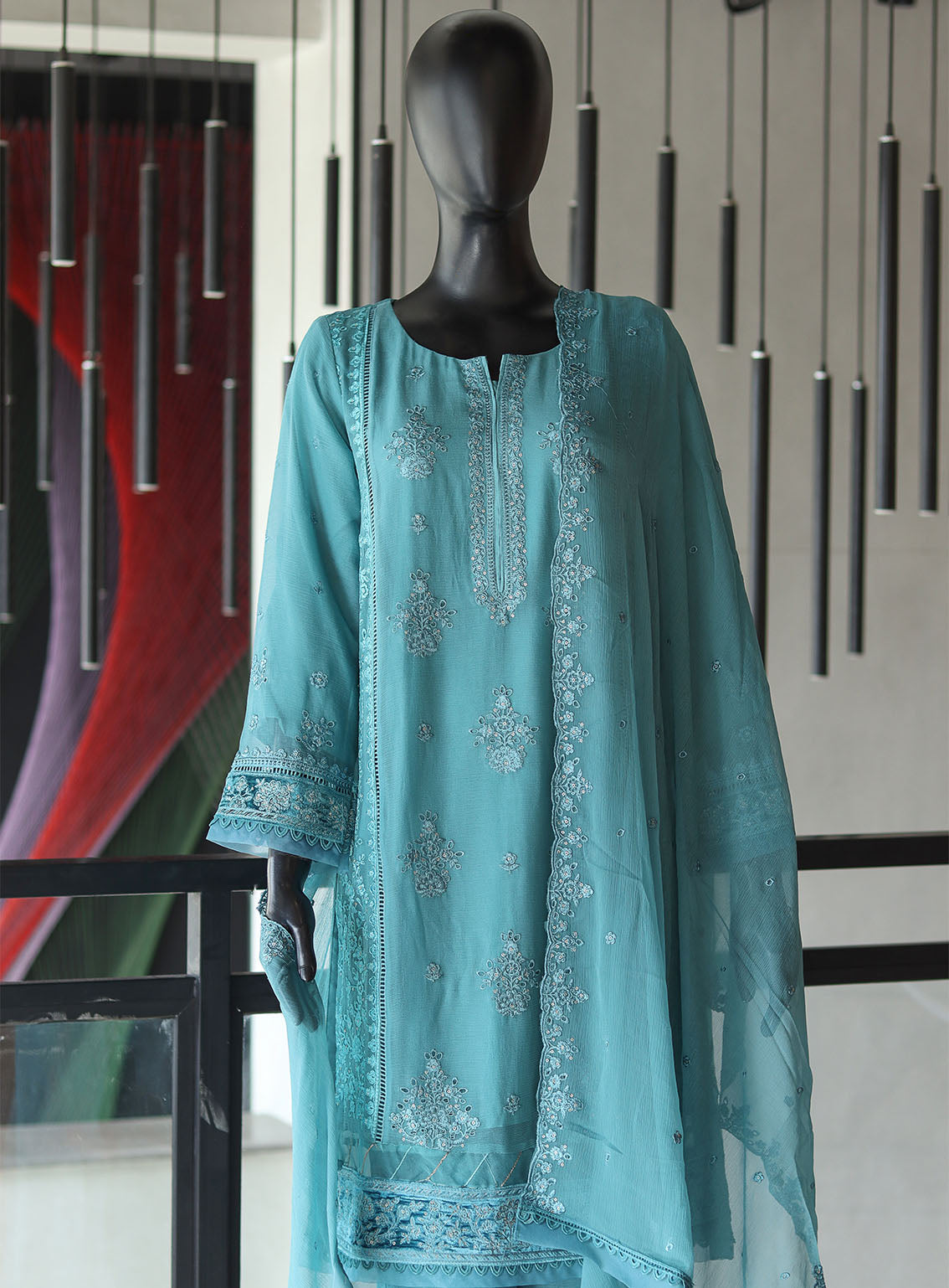 Royal Fashion Fancy Embroidered Chiffon 3 Piece Stitched Suit RF24FEC FRZ D-SS19 Royal Fashion Fancy Embroidered Chiffon 3 Piece Stitched Suit RF24FEC FRZ D-SS19