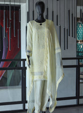Royal Fashion Fancy Embroidered Chiffon 3 Piece Stitched Suit RF24FEC LMN D-SS23