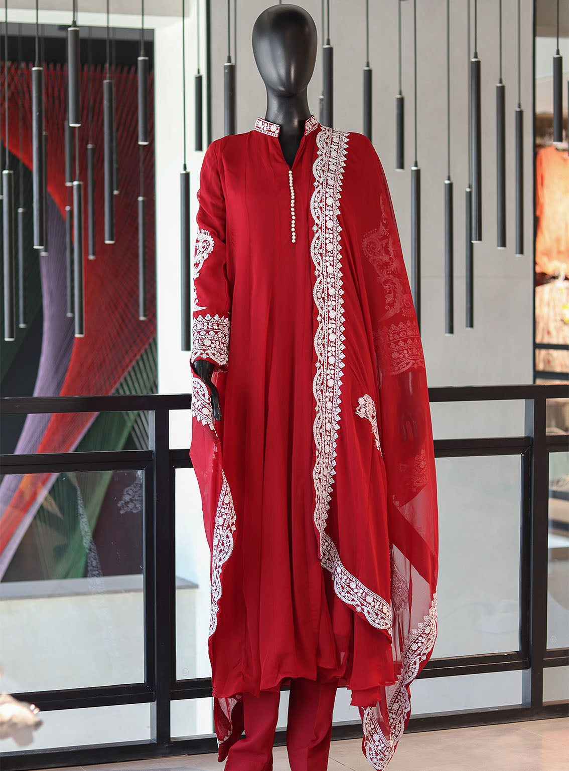 Royal Fashion Fancy Embroidered Chiffon 3 Piece Stitched Suit RF24FEC MRN D-SS21 Royal Fashion Fancy Embroidered Chiffon 3 Piece Stitched Suit RF24FEC MRN D-SS21