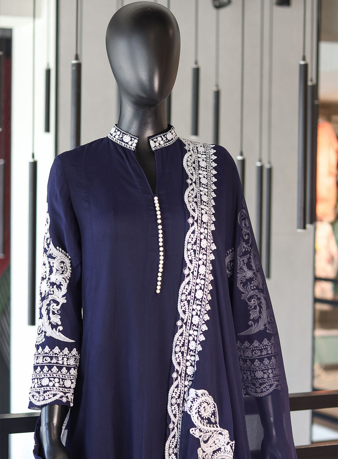 Royal Fashion Fancy Embroidered Chiffon 3 Piece Stitched Suit RF24FEC NYBL D-SS21 Royal Fashion Fancy Embroidered Chiffon 3 Piece Stitched Suit RF24FEC NYBL D-SS21