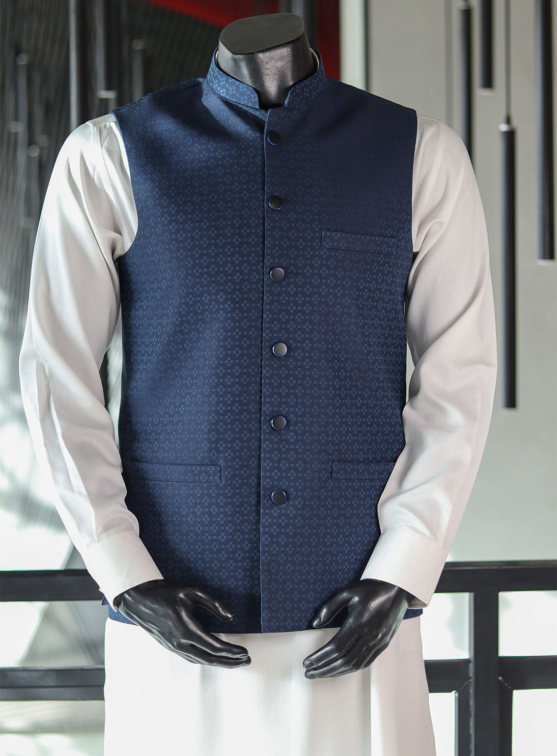 Royal Fashion Men Waistcoat Stitched RF24WC D-1042689-BJ Royal Fashion Men Waistcoat Stitched RF24WC D-1042689-BJ