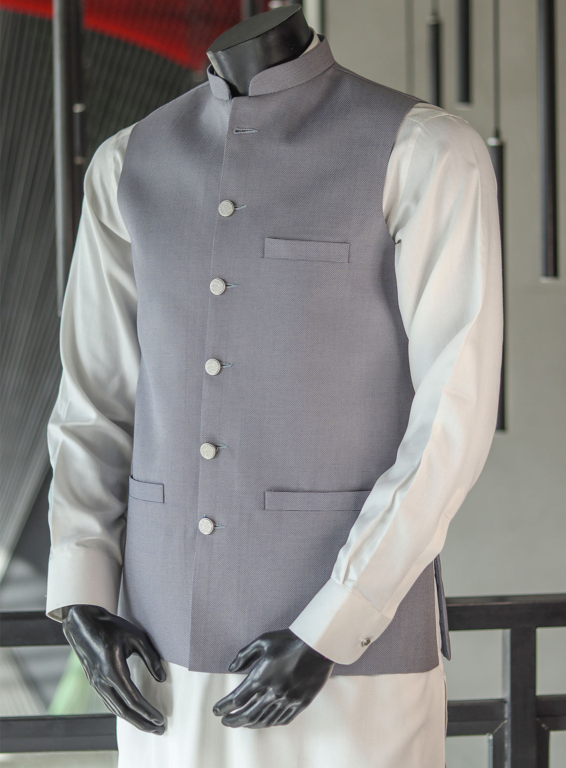 Royal Fashion Men Waistcoat Stitched RF24WC D-1042823-DB Royal Fashion Men Waistcoat Stitched RF24WC D-1042823-DB