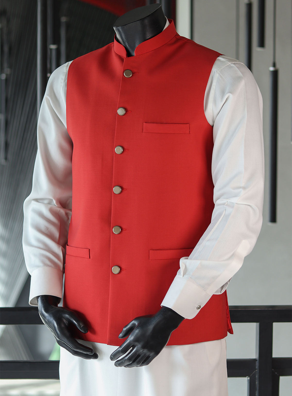 Royal Fashion Men Waistcoat Stitched RF24WC D-1042912-R Royal Fashion Men Waistcoat Stitched RF24WC D-1042912-R