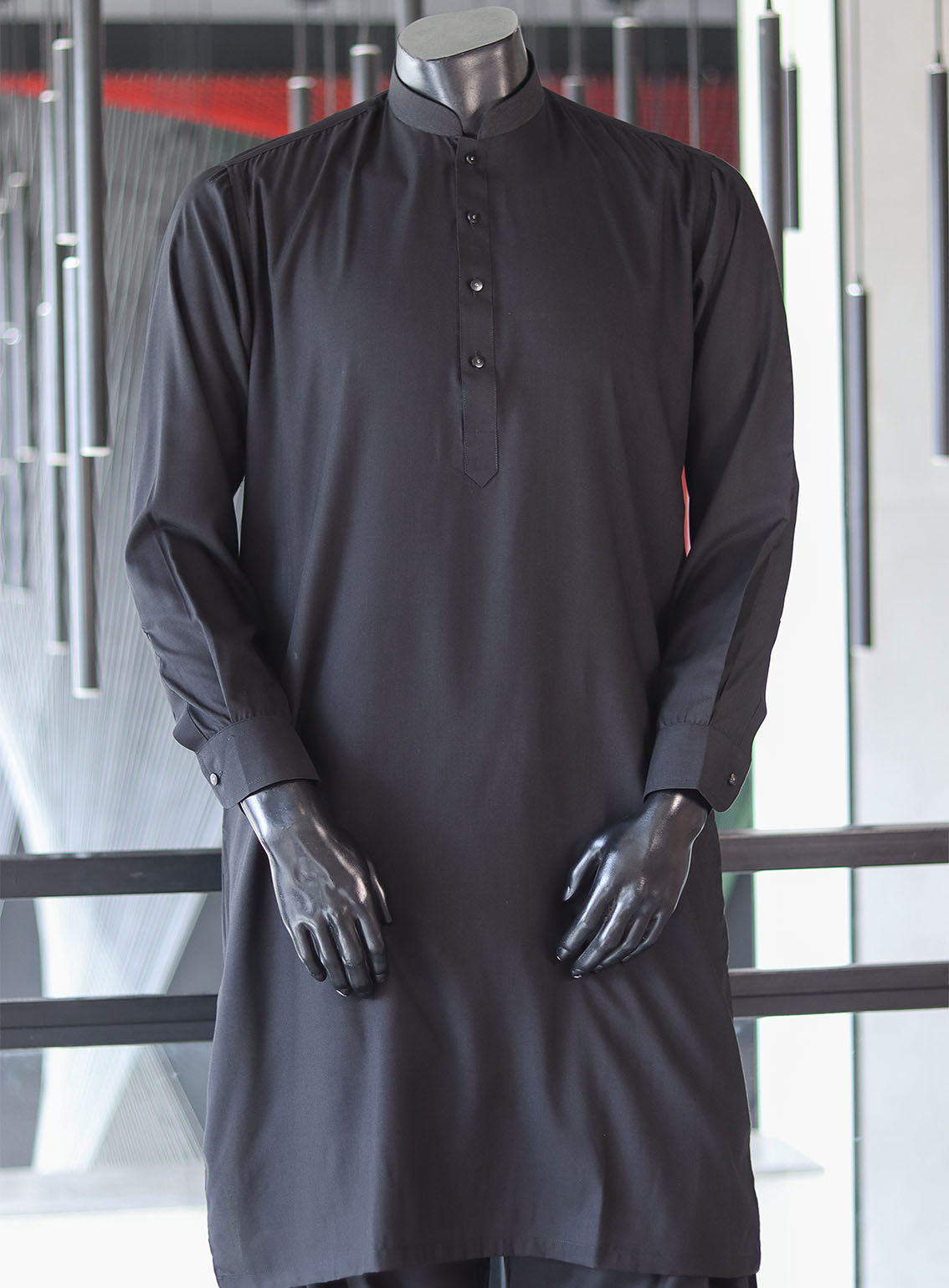 Royal Fashion Men's Exclusive Kameez Shalwar - RF24EN RESHAM-BLK Royal Fashion Men's Exclusive Kameez Shalwar - RF24EN RESHAM-BLK