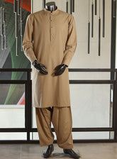 Royal Fashion Plain Wash & Wear Kameez Shalwar For Men RF25SS SHAHSAWAR-LBR