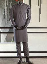 Royal Fashion Plain Wash & Wear Kurta Pajama For Men RF25SS ALPHA-GR