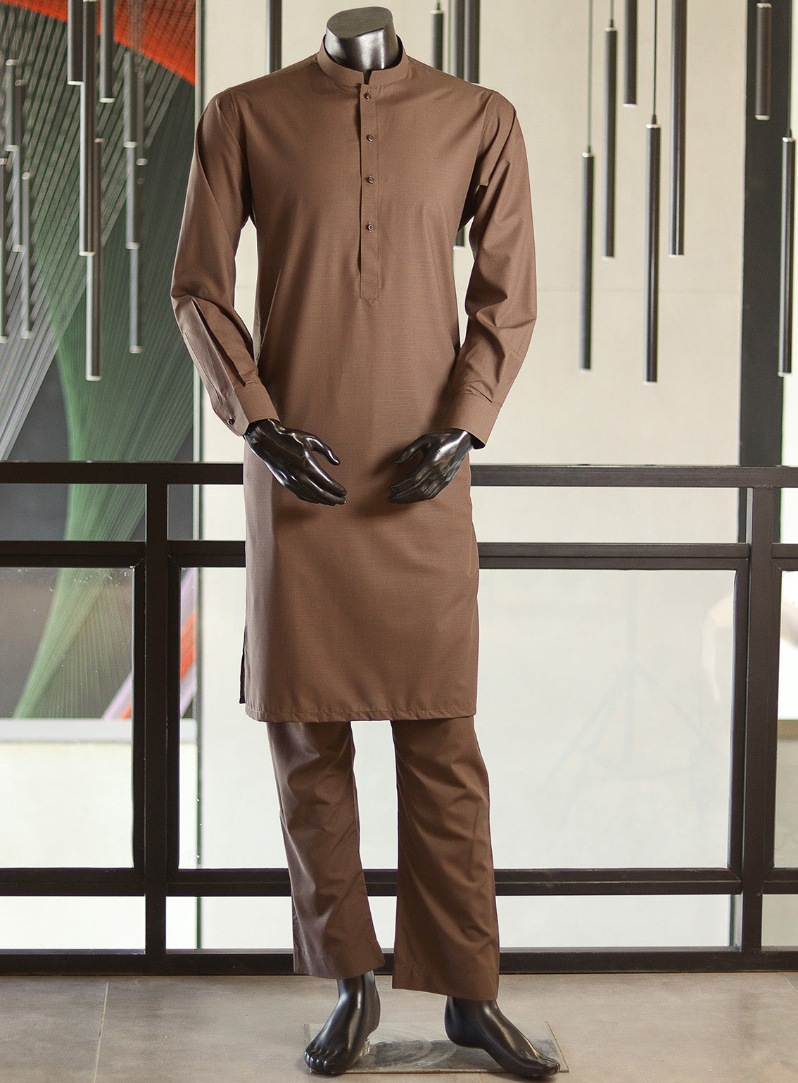 Royal Fashion Plain Wash & Wear Kurta Pajama For Men RF25SS SHAHSAWAR-CBR Royal Fashion Plain Wash & Wear Kurta Pajama For Men RF25SS SHAHSAWAR-CBR