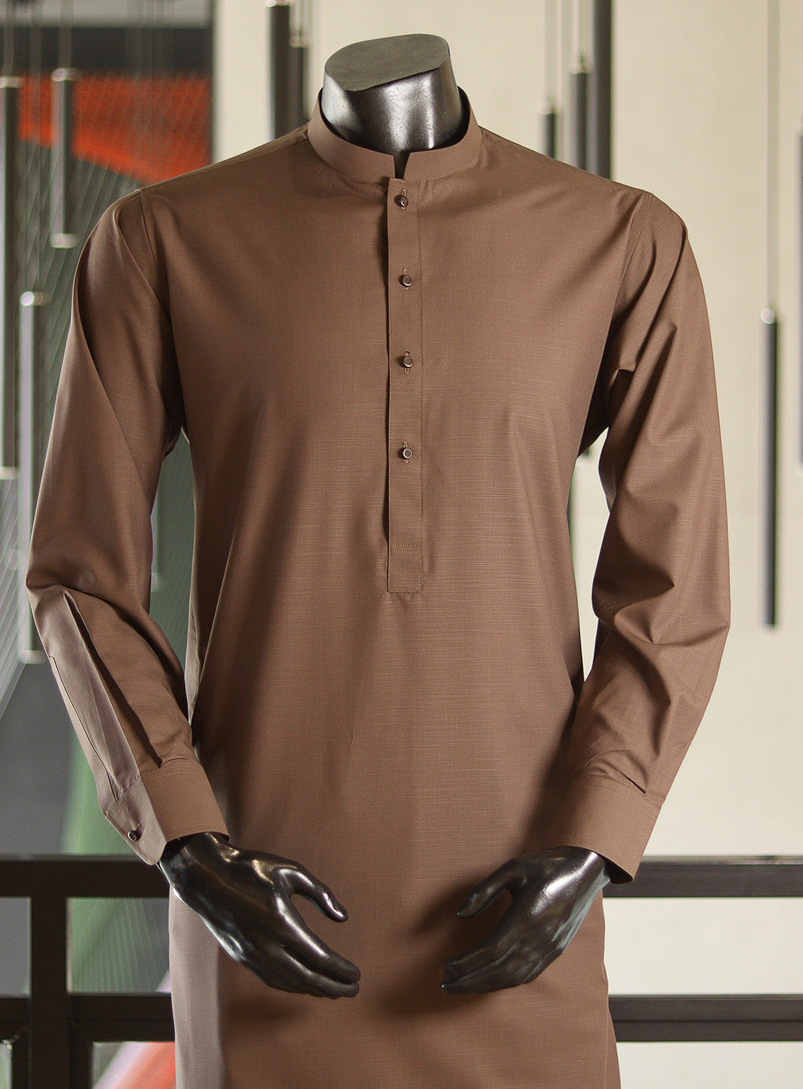Royal Fashion Plain Wash & Wear Kurta Pajama For Men RF25SS SHAHSAWAR-CBR Royal Fashion Plain Wash & Wear Kurta Pajama For Men RF25SS SHAHSAWAR-CBR