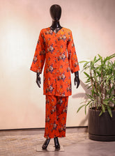 Royal Fashion Printed Cotton Slub 2 Piece Stitched Suit RF26PP D-SNSC-03