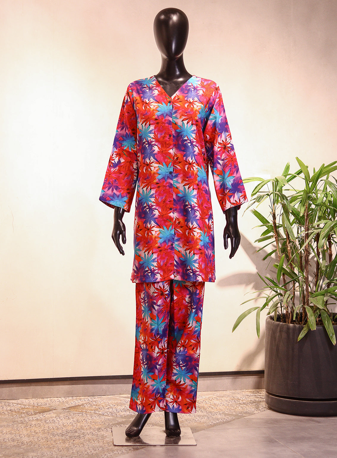 Royal Fashion Printed Cotton Slub 2 Piece Stitched Suit RF26PP D-SNSC-04 Royal Fashion Printed Cotton Slub 2 Piece Stitched Suit RF26PP D-SNSC-04