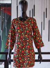 Royal Fashion Printed Lawn Stitched Kurti - RF24PL D-03 B&M