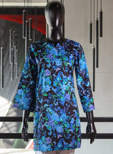 Royal Fashion Printed Lawn Stitched Kurti - RF24PL D-09 B&B