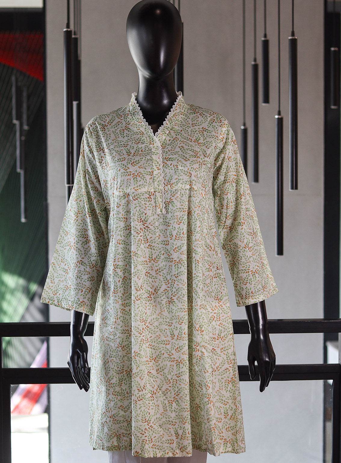 Royal Fashion Printed Lawn Stitched Kurti - RF24PL D-14 PG Royal Fashion Printed Lawn Stitched Kurti - RF24PL D-14 PG