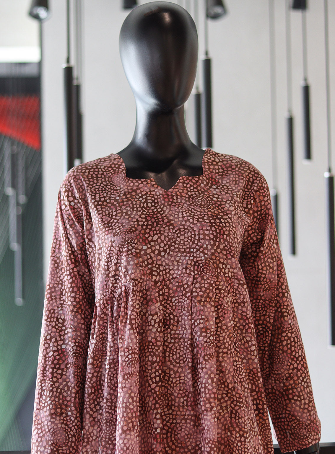 Royal Fashion Printed Lawn Stitched Kurti - RF24PL D-16 BN Royal Fashion Printed Lawn Stitched Kurti - RF24PL D-16 BN