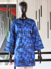 Royal Fashion Printed Lawn Stitched Kurti - RF24PL D-17 B&B