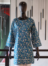 Royal Fashion Printed Lawn Stitched Kurti - RF24PL D-20 FZ