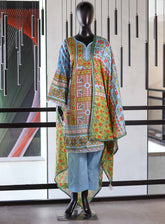 Royal Fashion Printed Lawn Suits Stitched 3 Piece RF25AJ PL-DG-02