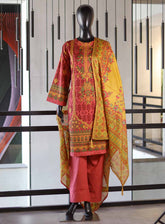 Royal Fashion Printed Lawn Suits Stitched 3 Piece RF25AJ PL-DP-13