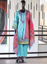 Royal Fashion Printed Lawn Suits Stitched 3 Piece RF25AJ PL-FP-03