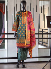 Royal Fashion Printed Lawn Suits Stitched 3 Piece RF25AJ PL-GO-16