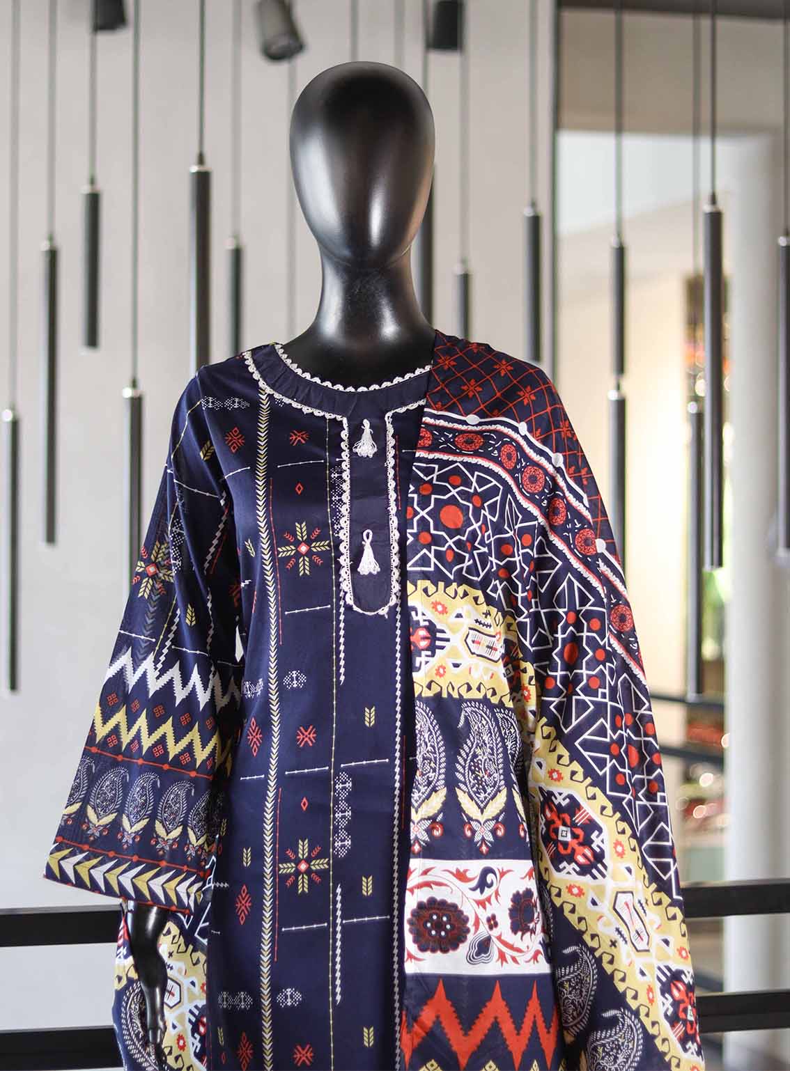 Royal Fashion Printed Lawn Suits Stitched 3 Piece RF25AJ PL-NB-17 Royal Fashion Printed Lawn Suits Stitched 3 Piece RF25AJ PL-NB-17