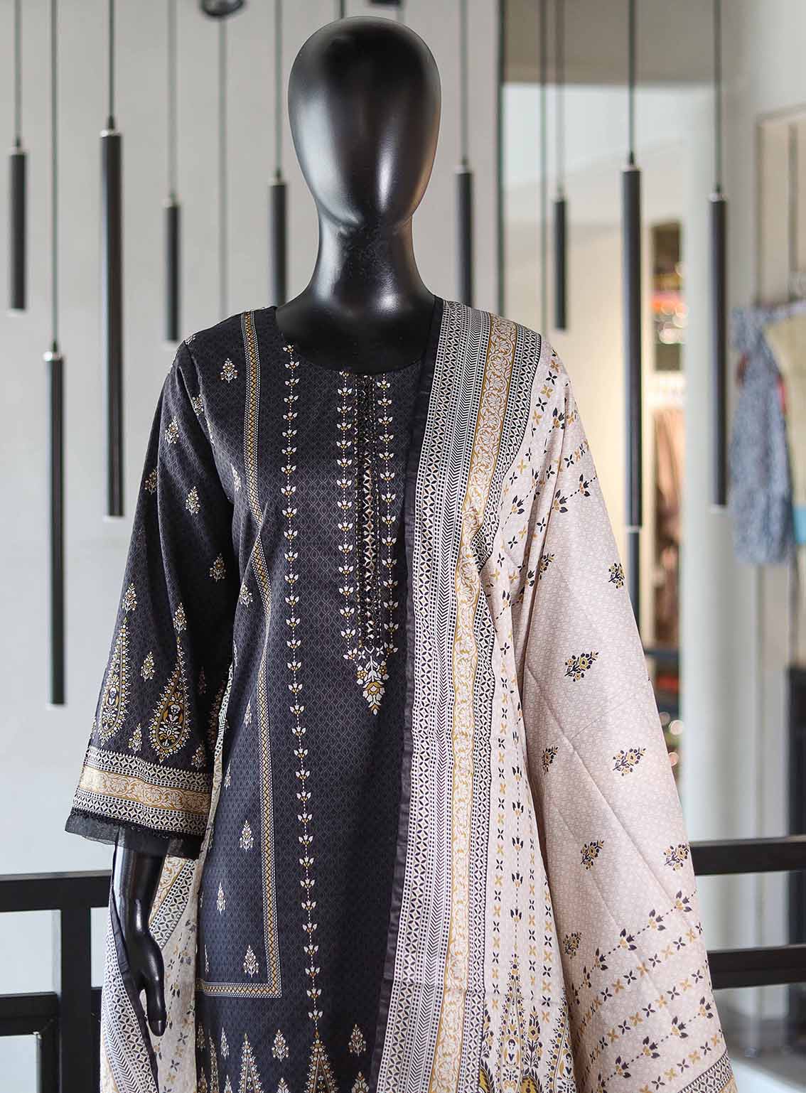 Royal Fashion Printed Lawn Suits Stitched 3 Piece RF25VS PL-10 Royal Fashion Printed Lawn Suits Stitched 3 Piece RF25VS PL-10