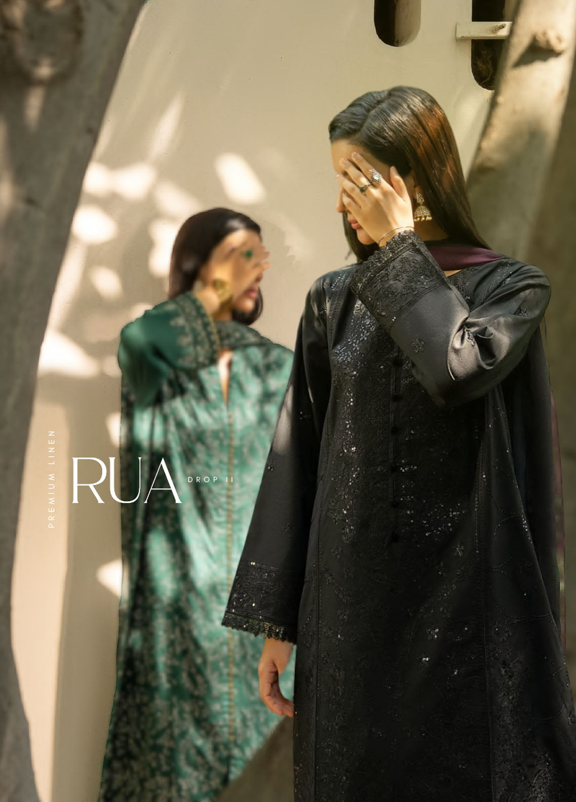 Rua By Casual Lite Pre Fall Premium Embroidered Linen 3 Piece Stitched Suit CL25RD2 D-RFR-03 Rua By Casual Lite Pre Fall Premium Embroidered Linen 3 Piece Stitched Suit CL25RD2 D-RFR-03