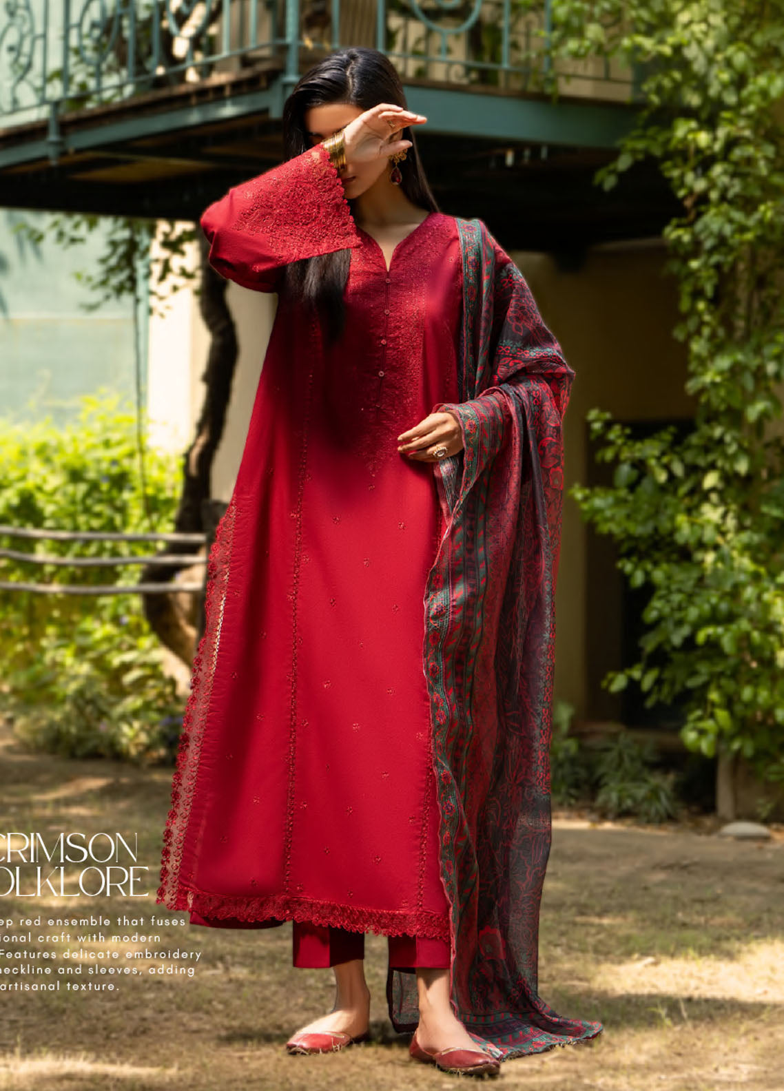 Rua By Casual Lite Pre Fall Premium Embroidered Linen 3 Piece Stitched Suit CL25RD2 D-RFR-07 Rua By Casual Lite Pre Fall Premium Embroidered Linen 3 Piece Stitched Suit CL25RD2 D-RFR-07