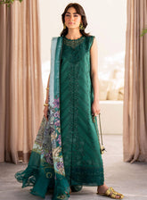 Saad Shaikh Luxury Eid Embroidered Lawn 3 Piece Unstitched Suit SSK24E PETAL
